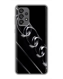Чехол для Samsung Galaxy A73 (5G) с картинкой «Audi — абстрактные кольца»