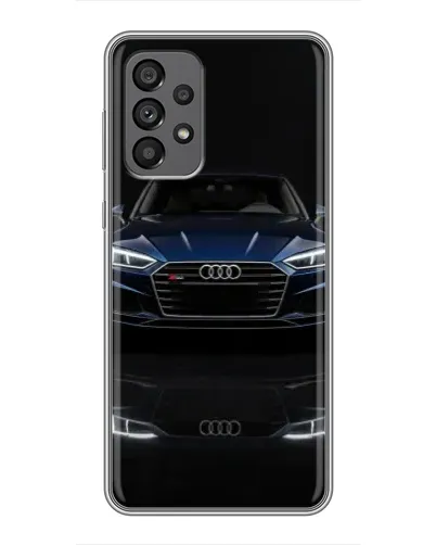 Чехол для Samsung Galaxy A73 (5G) с картинкой «Audi — ночное отражение» Чехол для Samsung Galaxy A73 (5G) с картинкой «Audi — ночное отражение»