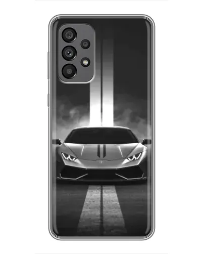 Чехол для Samsung Galaxy A73 (5G) с картинкой «Lamborghini симметрия дорог»