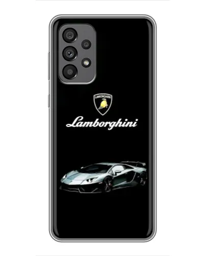 Чехол для Samsung Galaxy A73 (5G) с картинкой «Логотип Lamborghini классика»