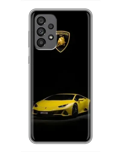 Чехол для Samsung Galaxy A73 (5G) с картинкой «Lamborghini желтый акцент»