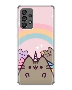 Чехол для Samsung Galaxy A73 (5G) с картинкой «Единорог Pusheen»