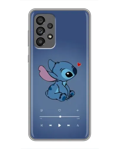 Чехол для Samsung Galaxy A73 (5G) с картинкой «Музыкальный Stitch»