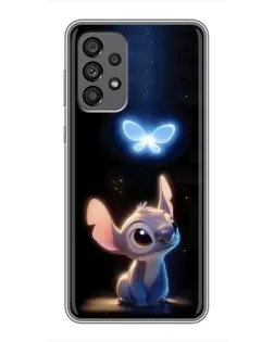 Чехол для Samsung Galaxy A73 (5G) с картинкой «Сияющий Стич»