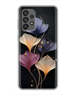 Чехол для Samsung Galaxy A73 (5G) с картинкой «Лиловые цветы грации»