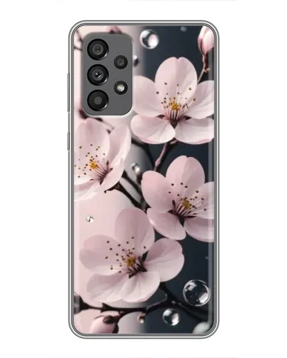 Чехол для Samsung Galaxy A73 (5G) с картинкой «Нежная сакура и капли» Чехол для Samsung Galaxy A73 (5G) с картинкой «Нежная сакура и капли»
