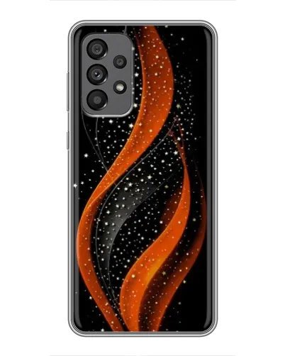 Чехол для Samsung Galaxy A73 (5G) с картинкой «Огненная звездная волна»