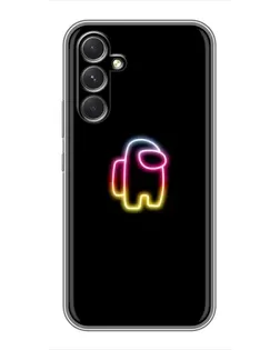 Чехол для Samsung Galaxy F17 с картинкой «Among Us градиент»