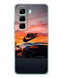 Чехол для Samsung Galaxy F36 с картинкой «Nike и суперкар»