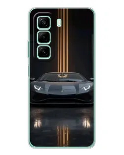 Чехол для Samsung Galaxy F36 с картинкой «Lamborghini золотые линии» Чехол для Samsung Galaxy F36 с картинкой «Lamborghini золотые линии»