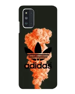 Чехол для Samsung Galaxy F52 5G (E526) с картинкой «Оранжевый дым Adidas» Чехол для Samsung Galaxy F52 5G (E526) с картинкой «Оранжевый дым Adidas»