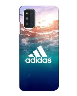 Чехол для Samsung Galaxy F52 5G (E526) с картинкой «Океанская глубина адидас» Чехол для Samsung Galaxy F52 5G (E526) с картинкой «Океанская глубина адидас»
