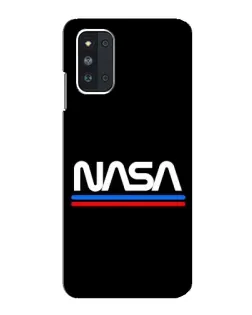 Чехол для Samsung Galaxy F52 5G (E526) с картинкой «NASA — классика Red Blue» Чехол для Samsung Galaxy F52 5G (E526) с картинкой «NASA — классика Red Blue»