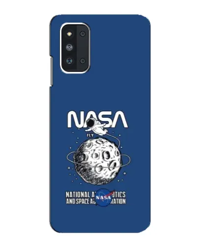 Чехол для Samsung Galaxy F52 5G (E526) с картинкой «NASA — лунная миссия» Чехол для Samsung Galaxy F52 5G (E526) с картинкой «NASA — лунная миссия»