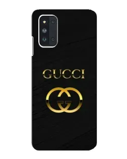 Чехол для Samsung Galaxy F52 5G (E526) с картинкой «Золотой логотип Gucci» Чехол для Samsung Galaxy F52 5G (E526) с картинкой «Золотой логотип Gucci»