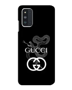 Чехол для Samsung Galaxy F52 5G (E526) с картинкой «Gucci — серебряная змея» Чехол для Samsung Galaxy F52 5G (E526) с картинкой «Gucci — серебряная змея»