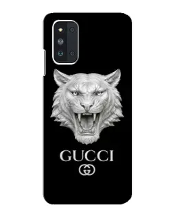 Чехол для Samsung Galaxy F52 5G (E526) с картинкой «Gucci — серебряный лев» Чехол для Samsung Galaxy F52 5G (E526) с картинкой «Gucci — серебряный лев»