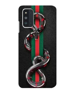 Чехол для Samsung Galaxy F52 5G (E526) с картинкой «Gucci — змея на полосе» Чехол для Samsung Galaxy F52 5G (E526) с картинкой «Gucci — змея на полосе»