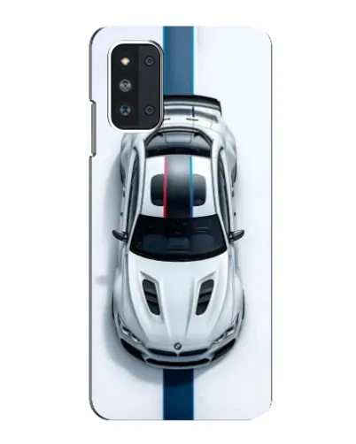 Чехол для Samsung Galaxy F52 5G (E526) с картинкой «Вид сверху — BMW M»