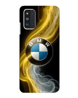 Чехол для Samsung Galaxy F52 5G (E526) с картинкой «Золотистый дым BMW» Чехол для Samsung Galaxy F52 5G (E526) с картинкой «Золотистый дым BMW»