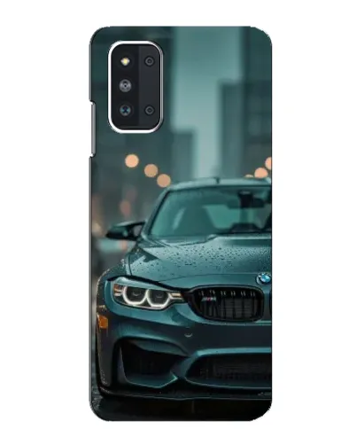 Чехол для Samsung Galaxy F52 5G (E526) с картинкой «BMW в огнях города»
