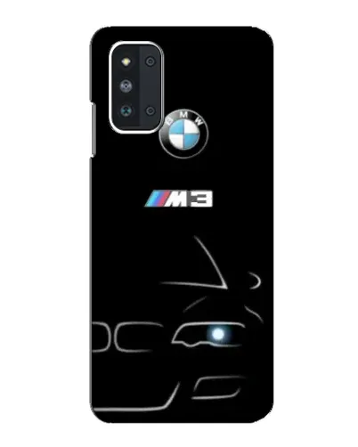 Чехол для Samsung Galaxy F52 5G (E526) с картинкой «Минималистичный принт BMW M3»