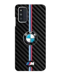 Чехол для Samsung Galaxy F52 5G (E526) с картинкой «Эмблема BMW и карбон» Чехол для Samsung Galaxy F52 5G (E526) с картинкой «Эмблема BMW и карбон»