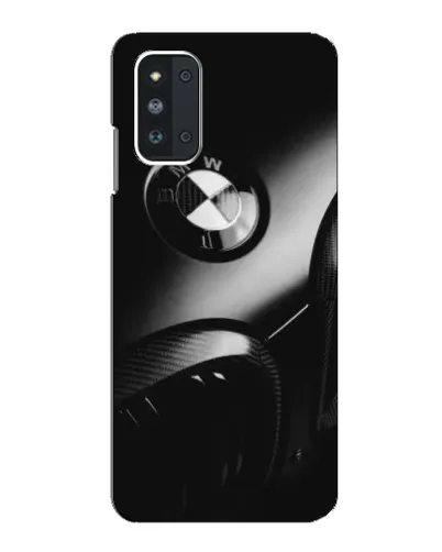 Чехол для Samsung Galaxy F52 5G (E526) с картинкой «Эмблема BMW — макро»