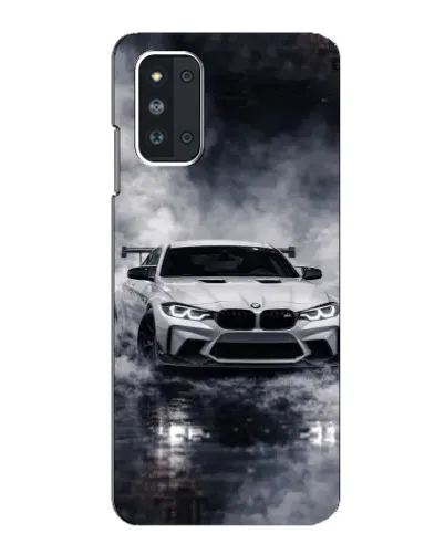 Чехол для Samsung Galaxy F52 5G (E526) с картинкой «BMW сквозь туман»