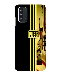 Чехол для Samsung Galaxy F52 5G (E526) с картинкой «PUBG — камуфляжный шлем»