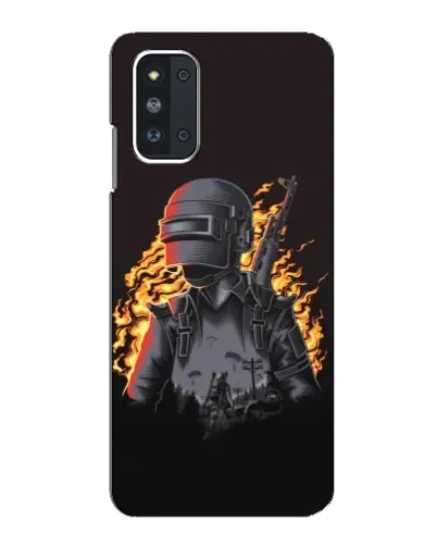 Чехол для Samsung Galaxy F52 5G (E526) с картинкой «PUBG — огненный силуэт» Чехол для Samsung Galaxy F52 5G (E526) с картинкой «PUBG — огненный силуэт»
