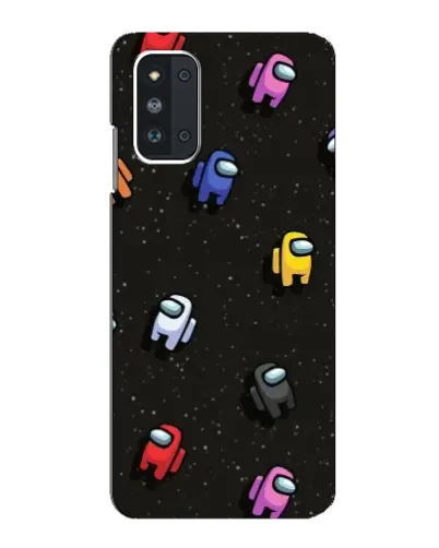Чехол для Samsung Galaxy F52 5G (E526) с картинкой «Космический паттерн Among Us» Чехол для Samsung Galaxy F52 5G (E526) с картинкой «Космический паттерн Among Us»