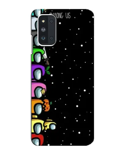Чехол для Samsung Galaxy F52 5G (E526) с картинкой «Команда Among Us» Чехол для Samsung Galaxy F52 5G (E526) с картинкой «Команда Among Us»