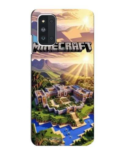 Чехол для Samsung Galaxy F52 5G (E526) с картинкой «Minecraft панорама»