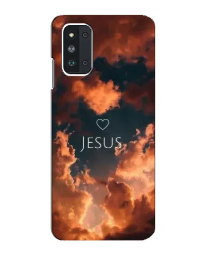 Чехол для Samsung Galaxy F52 5G (E526) с картинкой «Сияние Имени Jesus»