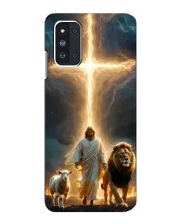 Чехол для Samsung Galaxy F52 5G (E526) с картинкой «Лев Иуды и Свет» Чехол для Samsung Galaxy F52 5G (E526) с картинкой «Лев Иуды и Свет»