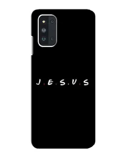 Чехол для Samsung Galaxy F52 5G (E526) с картинкой «Точки веры J.E.S.U.S.»