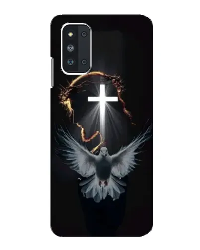 Чехол для Samsung Galaxy F52 5G (E526) с картинкой «Голубь и Свет»