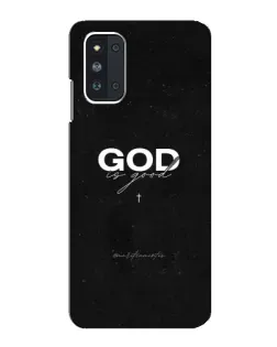 Чехол для Samsung Galaxy F52 5G (E526) с картинкой «GOD — Бог над всем»