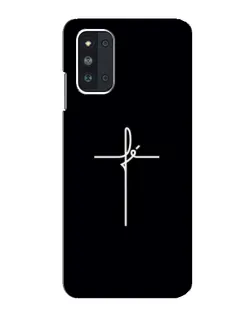 Чехол для Samsung Galaxy F52 5G (E526) с картинкой «Тонкий крест»