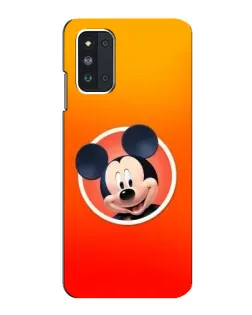 Чехол для Samsung Galaxy F52 5G (E526) с картинкой «Mickey в круге»