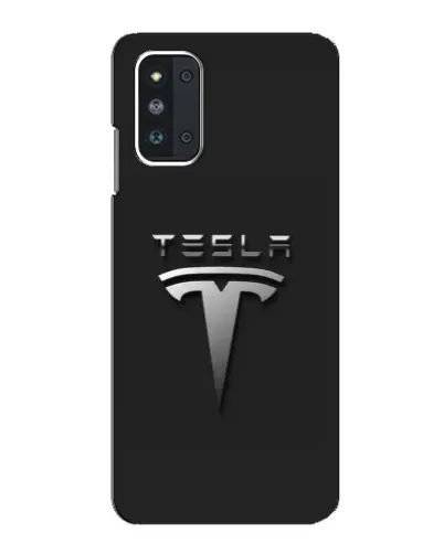 Чехол для Samsung Galaxy F52 5G (E526) с картинкой «Стальной логотип Tesla» Чехол для Samsung Galaxy F52 5G (E526) с картинкой «Стальной логотип Tesla»