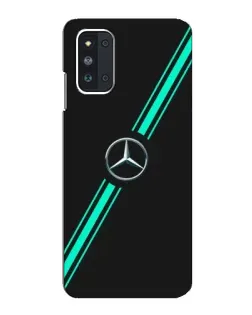 Чехол для Samsung Galaxy F52 5G (E526) с картинкой «Спортивные линии Mercedes»