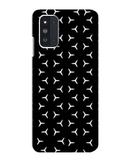 Чехол для Samsung Galaxy F52 5G (E526) с картинкой «Mercedes паттерн звезд»