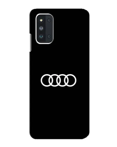Чехол для Samsung Galaxy F52 5G (E526) с картинкой «Audi White Logo»