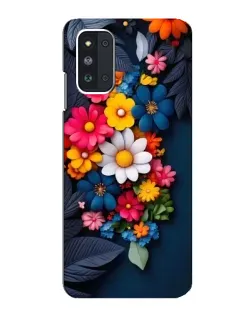 Чехол для Samsung Galaxy F52 5G (E526) с картинкой «Цветочная феерия»