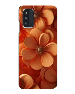 Чехол для Samsung Galaxy F52 5G (E526) с картинкой «Оранжевый макро цветок»