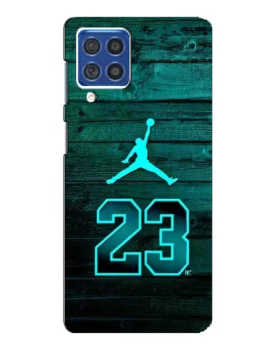 Чехол для Samsung Galaxy F62 с картинкой «Jordan Cyan 23» Чехол для Samsung Galaxy F62 с картинкой «Jordan Cyan 23»