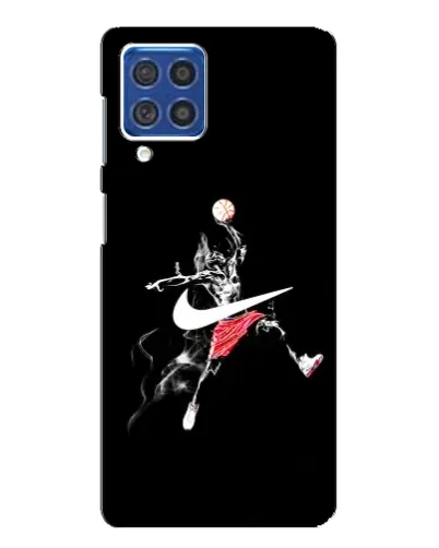 Чехол для Samsung Galaxy F62 с картинкой «Jordan Jumpman» Чехол для Samsung Galaxy F62 с картинкой «Jordan Jumpman»