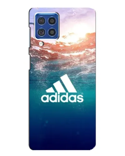 Чехол для Samsung Galaxy F62 с картинкой «Океанская глубина адидас»
